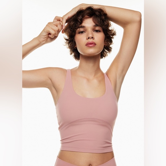 NWT - Aritzia TnaBUTTER™ Bound Sports Tank - Ashy Pink - Large - Picture 5 of 10